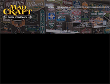 Tablet Screenshot of madcraftsigns.com